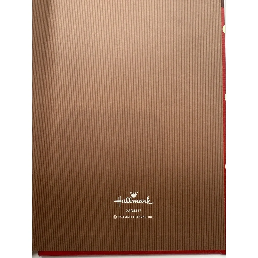 Hallmark Red Polka‎ Dot Hardcover Journal 8x6 Lined Notebook Retro Inspo 2AD4417